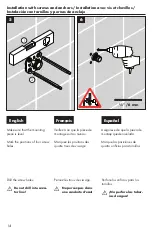 Preview for 14 page of Hans Grohe Croma SAM Set Plus 160 045260 Series Installation/User Instructions/Warranty