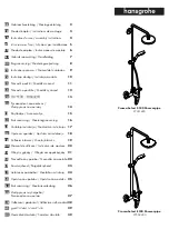 Hans Grohe Croma Select E 180 27352400 Instructions For Use/Assembly Instructions preview