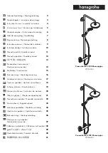 Предварительный просмотр 1 страницы Hans Grohe Croma Select E 180 Showerpipe 27256400 Instructions For Use/Assembly Instructions