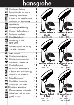 Предварительный просмотр 1 страницы Hans Grohe Croma Select E 1jet 26815400 Assembly Instructions Manual