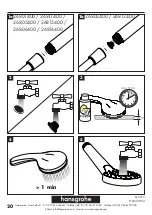 Предварительный просмотр 20 страницы Hans Grohe Croma Select E 1jet 26815400 Assembly Instructions Manual