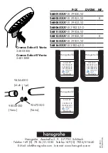 Предварительный просмотр 6 страницы Hans Grohe Croma Select E Vario 26813400 Assembly Instructions Manual