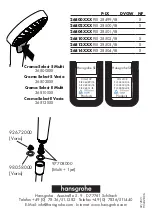 Предварительный просмотр 6 страницы Hans Grohe Croma Select S Multi 26800 Series Assembly Instructions Manual