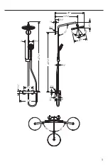 Preview for 5 page of Hans Grohe Croma Showerpipe 220 27185 1 Series Installation/User Instructions/Warranty