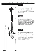 Preview for 6 page of Hans Grohe Croma Showerpipe 220 27185 1 Series Installation/User Instructions/Warranty