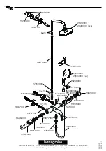 Предварительный просмотр 44 страницы Hans Grohe Croma Showerpipe 27201000 Instructions For Use Manual