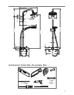 Предварительный просмотр 5 страницы Hans Grohe Croma Showerpipe Installation/User Instructions/Warranty