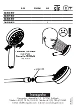 Предварительный просмотр 6 страницы Hans Grohe Crometta 100 Vario 26827400 Assembly Instructions Manual