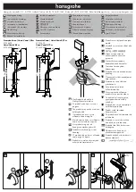 Preview for 3 page of Hans Grohe Crometta 1jet 26331400 Assembly Instructions