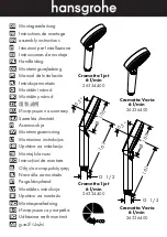 Preview for 1 page of Hans Grohe Crometta 1jet 6 l/min 26334400 Assembly Instructions