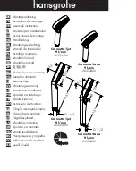 Предварительный просмотр 1 страницы Hans Grohe Crometta 1jet 9 l/min 26333400 Assembly Instructions Manual