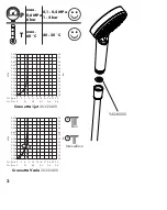 Предварительный просмотр 2 страницы Hans Grohe Crometta 1jet 9 l/min 26333400 Assembly Instructions Manual