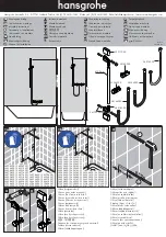 Предварительный просмотр 5 страницы Hans Grohe Crometta 1jet 9 l/min 26333400 Assembly Instructions Manual