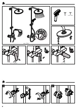 Предварительный просмотр 8 страницы Hans Grohe Crometta E 240 1jet Showerpipe 26508009 Instructions For Use/Assembly Instructions