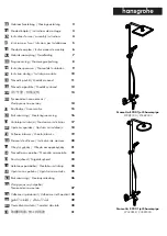 Preview for 1 page of Hans Grohe Crometta E 240 1jet Showerpipe 27298000 Instructions For Use/Assembly Instructions