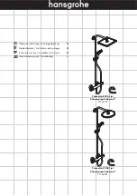 Предварительный просмотр 1 страницы Hans Grohe Crometta E 240 1jet Showerpipe EcoSmart 27281 Series Instructions For Use/Assembly Instructions