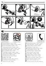 Предварительный просмотр 9 страницы Hans Grohe Crometta E 240 1jet Showerpipe EcoSmart 27281 Series Instructions For Use/Assembly Instructions