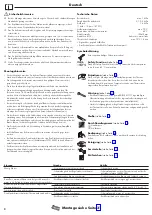 Preview for 2 page of Hans Grohe Crometta E 240 Varia Showerpipe 26785000 Instructions For Use/Assembly Instructions