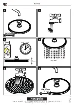 Предварительный просмотр 6 страницы Hans Grohe Crometta S 240 1jet 26723 Series Instructions For Use/Assembly Instructions