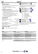 Preview for 2 page of Hans Grohe Decor 280 1jet 31817 3 Series Instructions For Use And Assembly Instructions