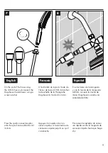 Preview for 9 page of Hans Grohe Dogshower System Indoor/Outdoor 04974 0... Installation/User Instructions/Warranty