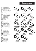 Предварительный просмотр 1 страницы Hans Grohe E 13414 Series Assembly Instructions Manual