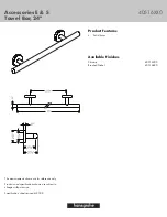 Preview for 1 page of Hans Grohe E & S Towel Bar 40516XX0 Brochure