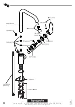 Preview for 36 page of Hans Grohe Ecos L 14816000 Instructions For Use/Assembly Instructions