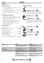 Preview for 2 page of Hans Grohe Ecos Series Instructions For Use/Assembly Instructions