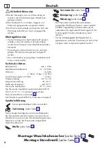 Preview for 2 page of Hans Grohe Ecostat 15346000 Instructions For Use/Assembly Instructions