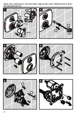 Preview for 22 page of Hans Grohe Ecostat Classic Square 15728 1 Series Installation/User Instructions/Warranty
