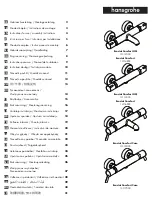 Preview for 1 page of Hans Grohe Ecostat Comfort 13116 Series Instructions For Use/Assembly Instructions