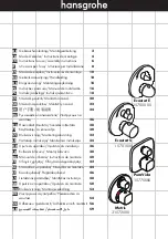 Предварительный просмотр 1 страницы Hans Grohe Ecostat E 15700000 Instructions For Use/Assembly Instructions