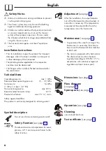 Preview for 6 page of Hans Grohe Ecostat E 15710000 Instructions For Use/Assembly Instructions