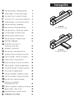 Hans Grohe Ecostat E 15773000 Instructions For Use/Assembly Instructions предпросмотр