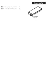 Hans Grohe Ecostat Select 13173009 Instructions For Use/Assembly Instructions предпросмотр