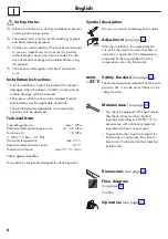 Предварительный просмотр 6 страницы Hans Grohe Ecostat Square Instructions For Use/Assembly Instructions