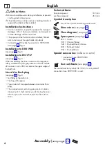 Preview for 4 page of Hans Grohe Exafill S 58113 Instructions For Use/Assembly Instructions