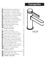 Hans Grohe Finoris 100 76013 Series Instructions For Use/Assembly Instructions preview