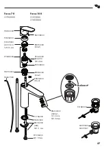 Предварительный просмотр 37 страницы Hans Grohe Focus 100 CoolStart 31509000 Instructions For Use/Assembly Instructions