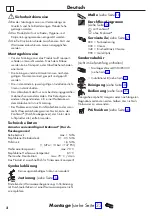 Preview for 2 page of Hans Grohe Focus 190 31608 Series Instructions For Use/Assembly Instructions