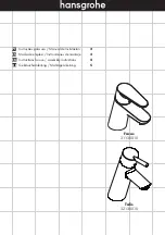 Hans Grohe Focus 31130010 Instructions For Use/Assembly Instructions предпросмотр