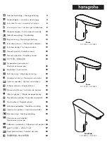 Предварительный просмотр 1 страницы Hans Grohe Focus 31172000 Instructions For Use/Assembly Instructions