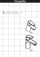 Preview for 1 page of Hans Grohe Focus 31607009 Instructions For Use/Assembly Instructions