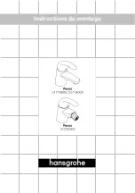 Предварительный просмотр 7 страницы Hans Grohe Focus 31718 Assembly Instructions Manual