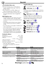 Preview for 2 page of Hans Grohe Focus 31948000 Instructions For Use/Assembly Instructions