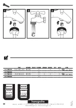 Предварительный просмотр 40 страницы Hans Grohe Focus E 31740000 Instructions For Use/Assembly Instructions