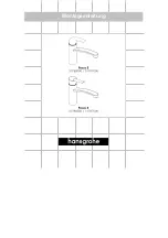 Preview for 1 page of Hans Grohe Focus E Series Assembly Instructions Manual