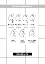 Предварительный просмотр 49 страницы Hans Grohe Focus E2 31945000 Assembly Instructions Manual