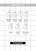 Предварительный просмотр 149 страницы Hans Grohe Focus E2 31945000 Assembly Instructions Manual